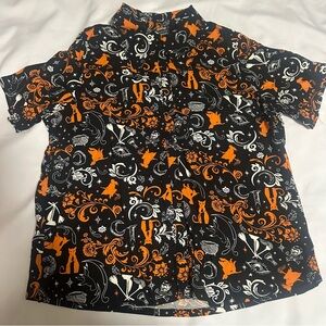Her Universe Disney Halloween Top - Black and Orange Hocus Pocus size LG